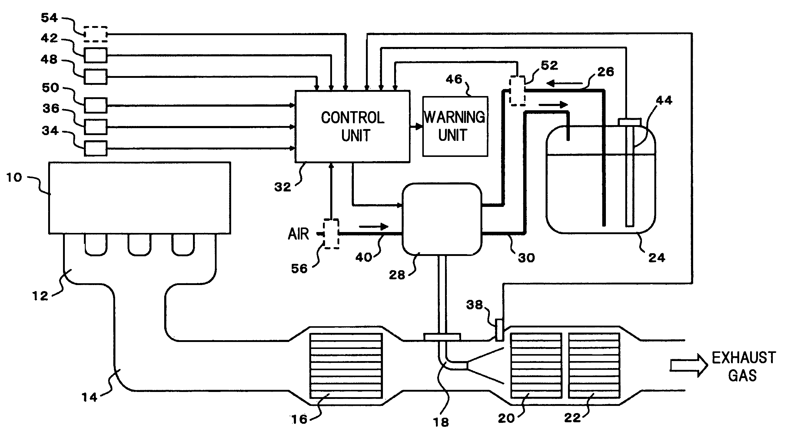 Apparatus for judging condition of injection of reducing agent incorporated in exhaust gas purification system