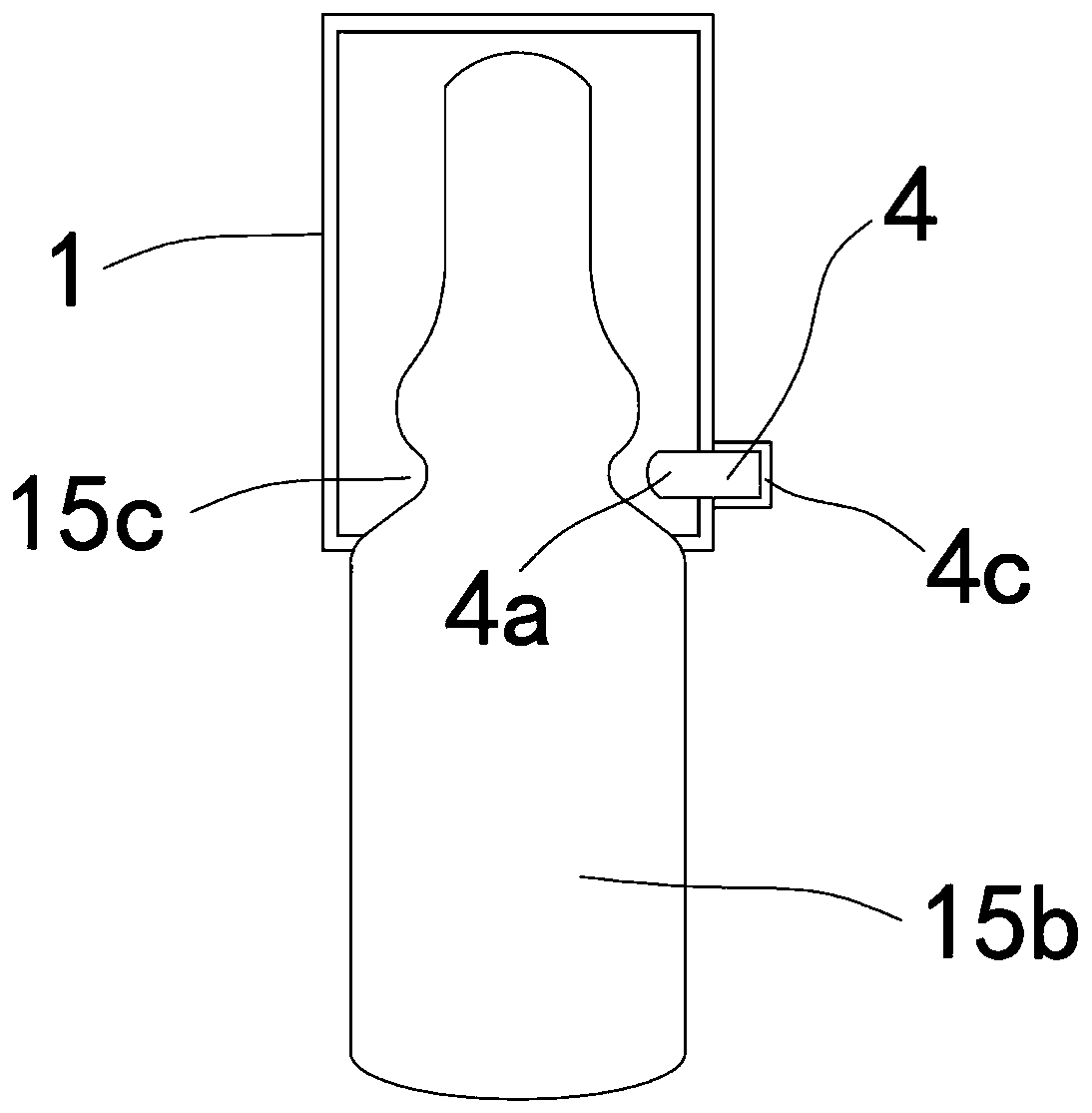 Safe and standard opener for medical ampoule bottle and using method thereof