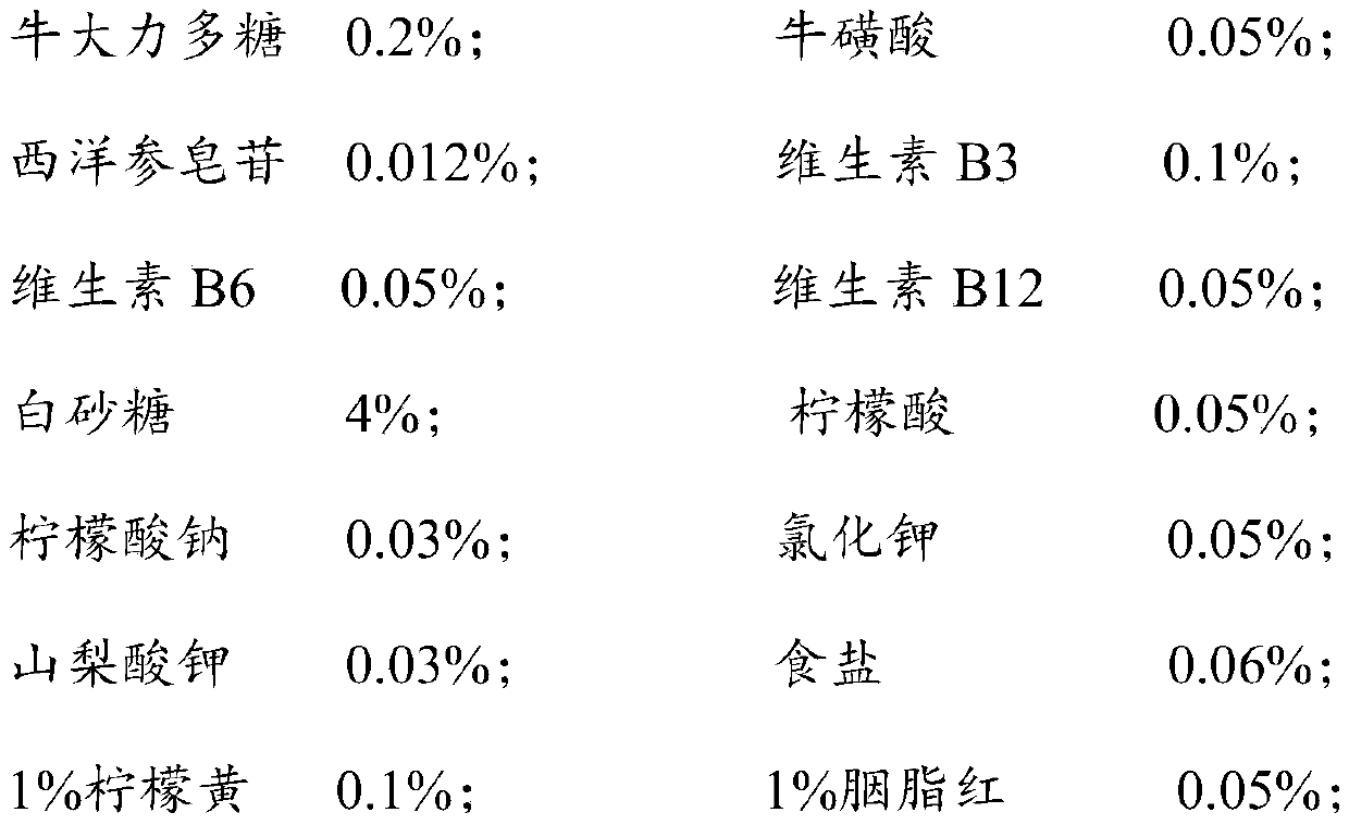 Millettia Speciosa Champ polysaccharide functional drink and preparation technology thereof