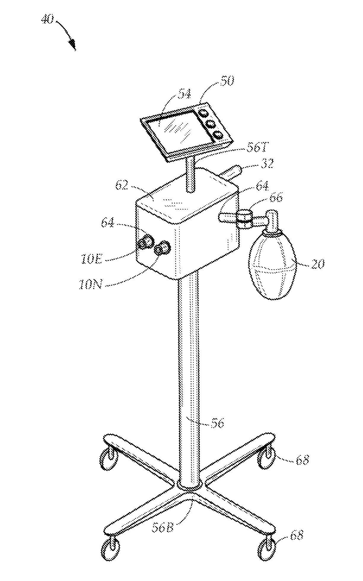 Portable manual ventilation device
