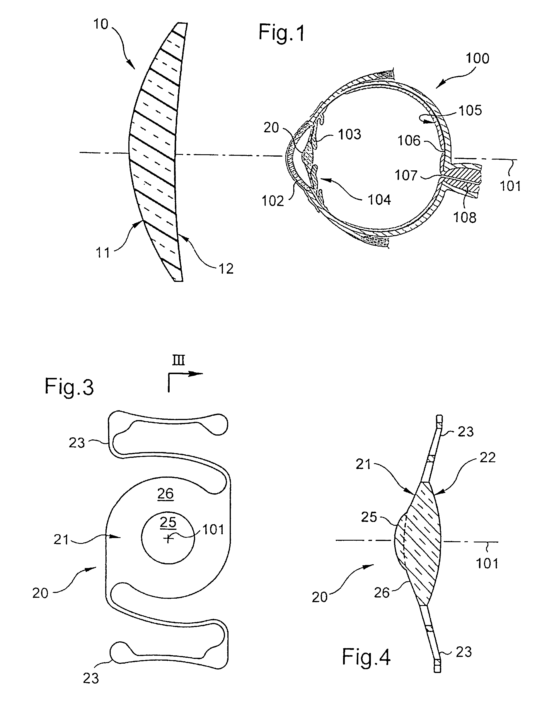 Optical accommodative compensation system