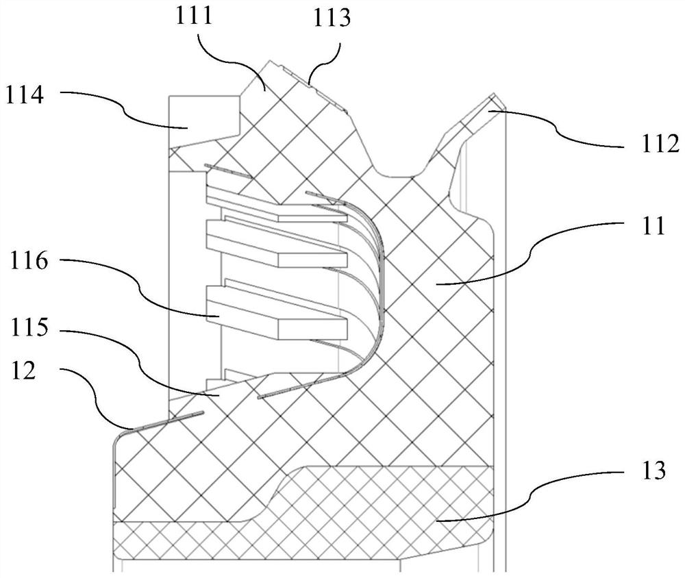 Sealing ring and sealing unit