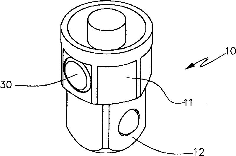 Conversion adapter clamping structure