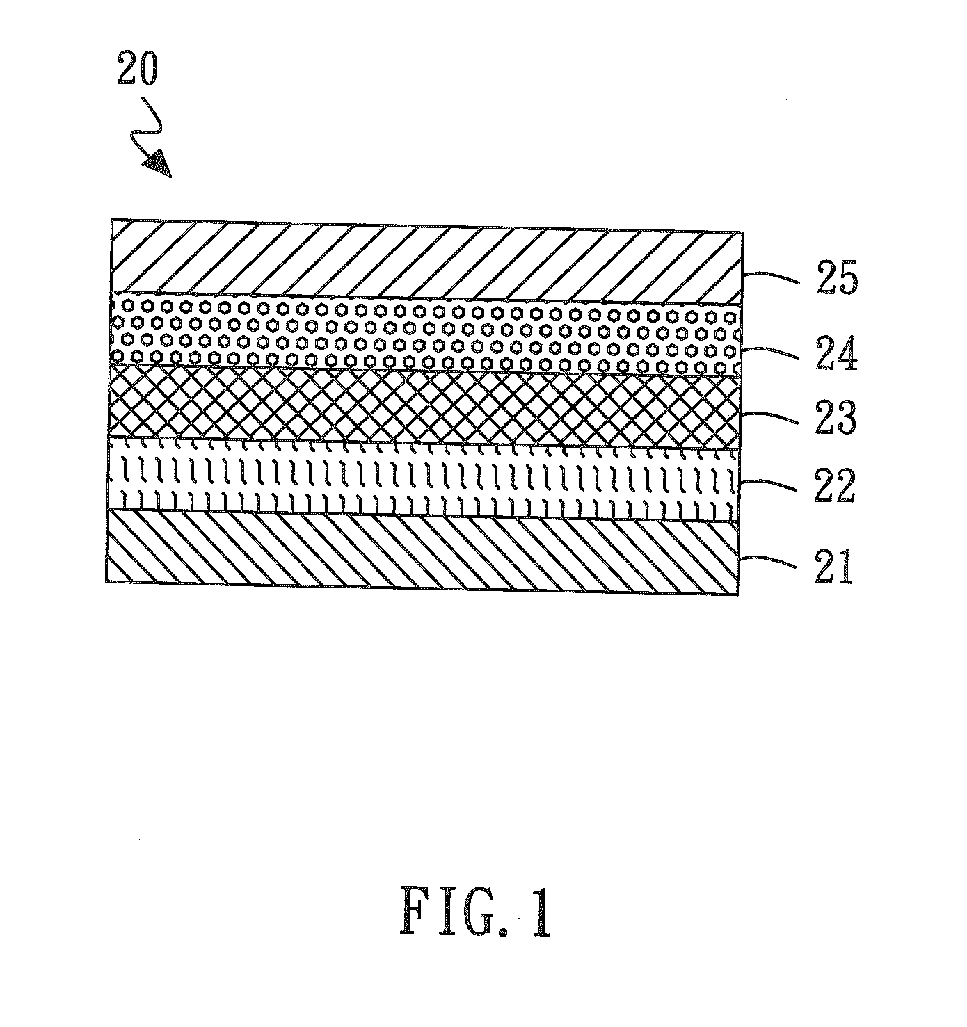 Optoelectronic device having a sandwich structure and method for forming the same