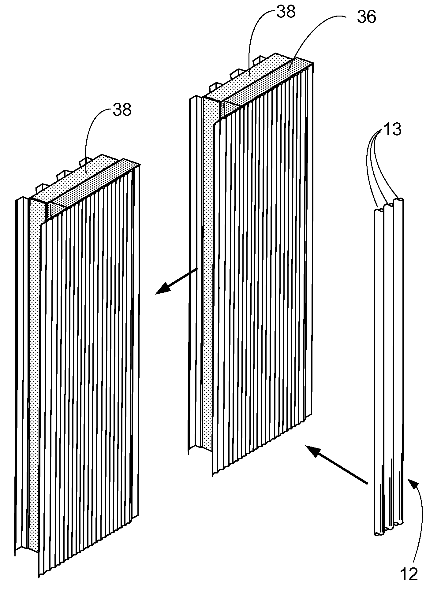 Solar tube panel with dual-exposure heat absorption