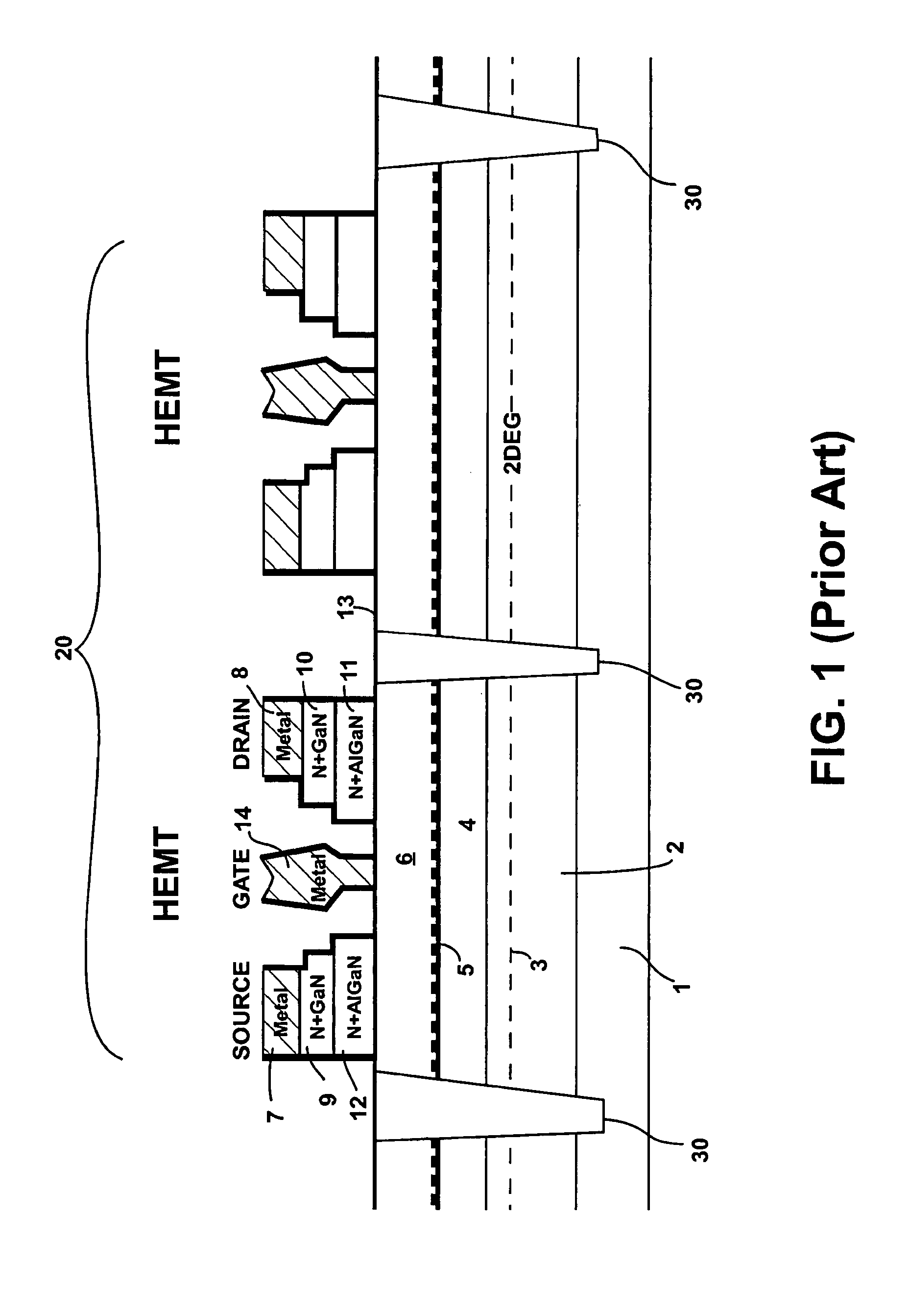 Integrated structure with transistors and schottky diodes and process for fabricating the same