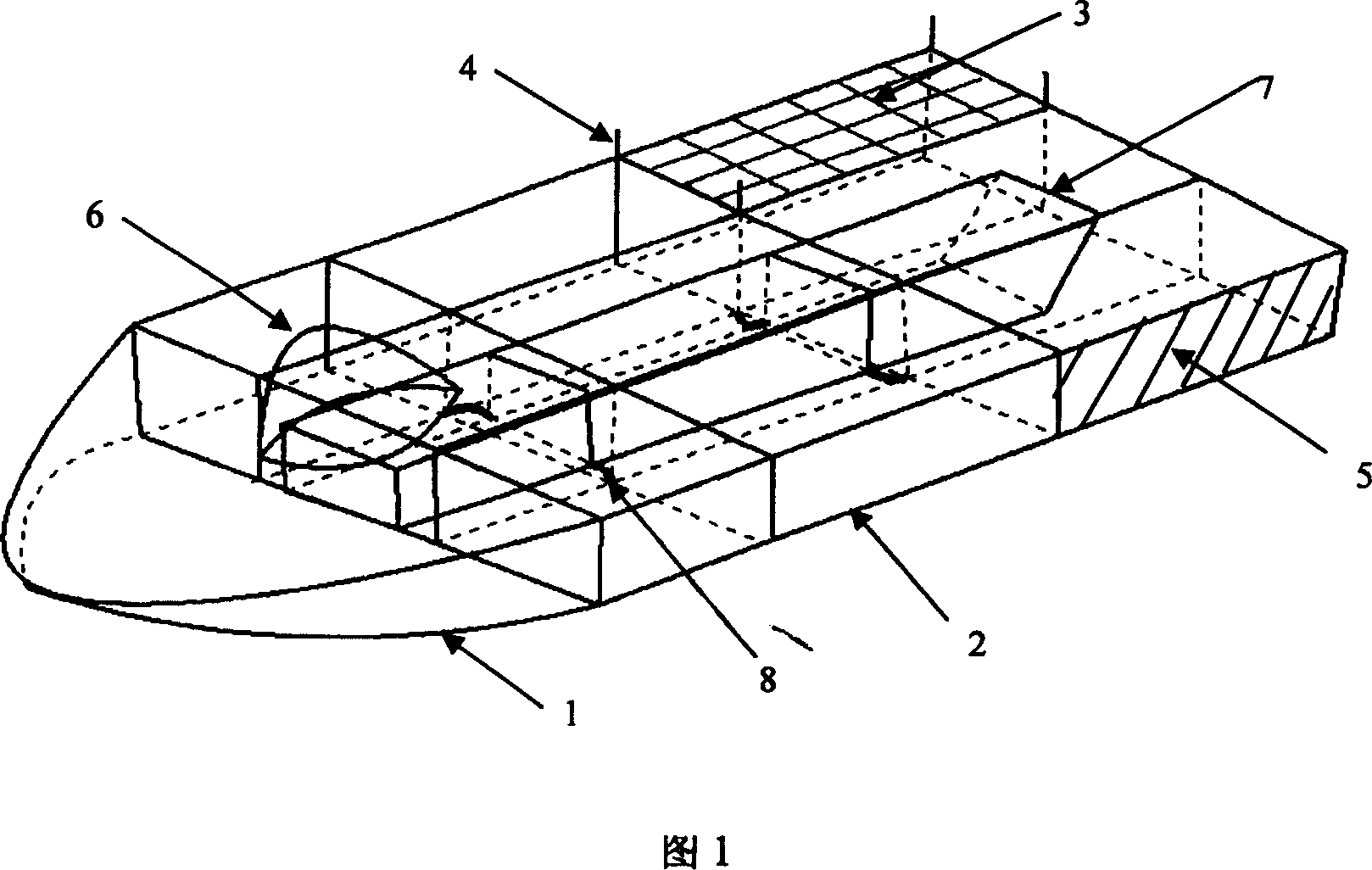 Detachable body installation of solar racing car