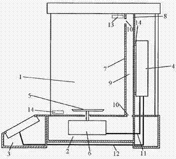 Electronic balance capable of preventing air convection