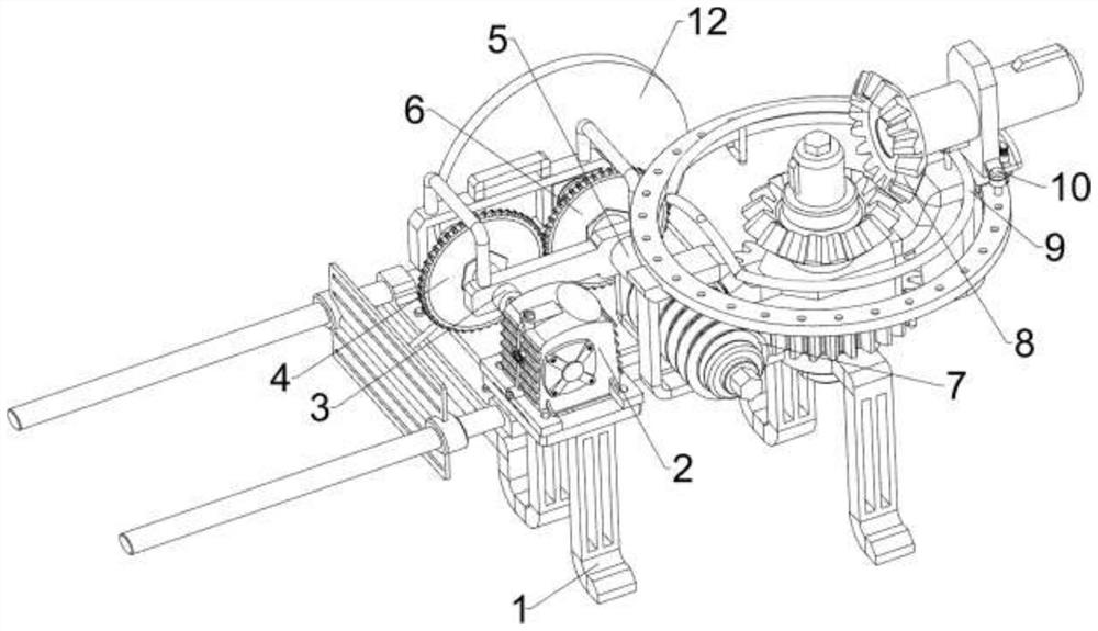 A chainless transmission mechanism