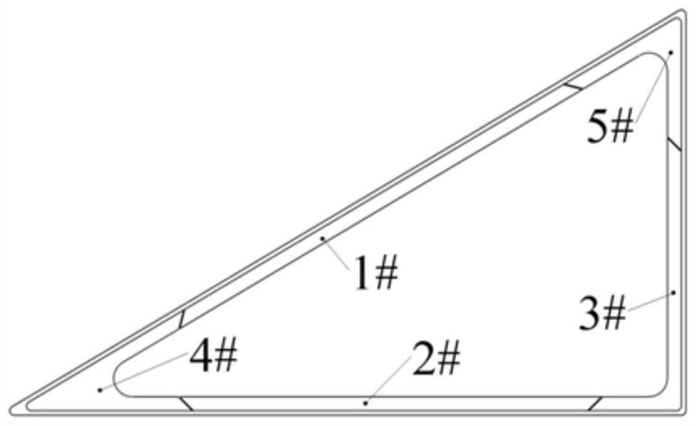 Forming method of split tool composite material support