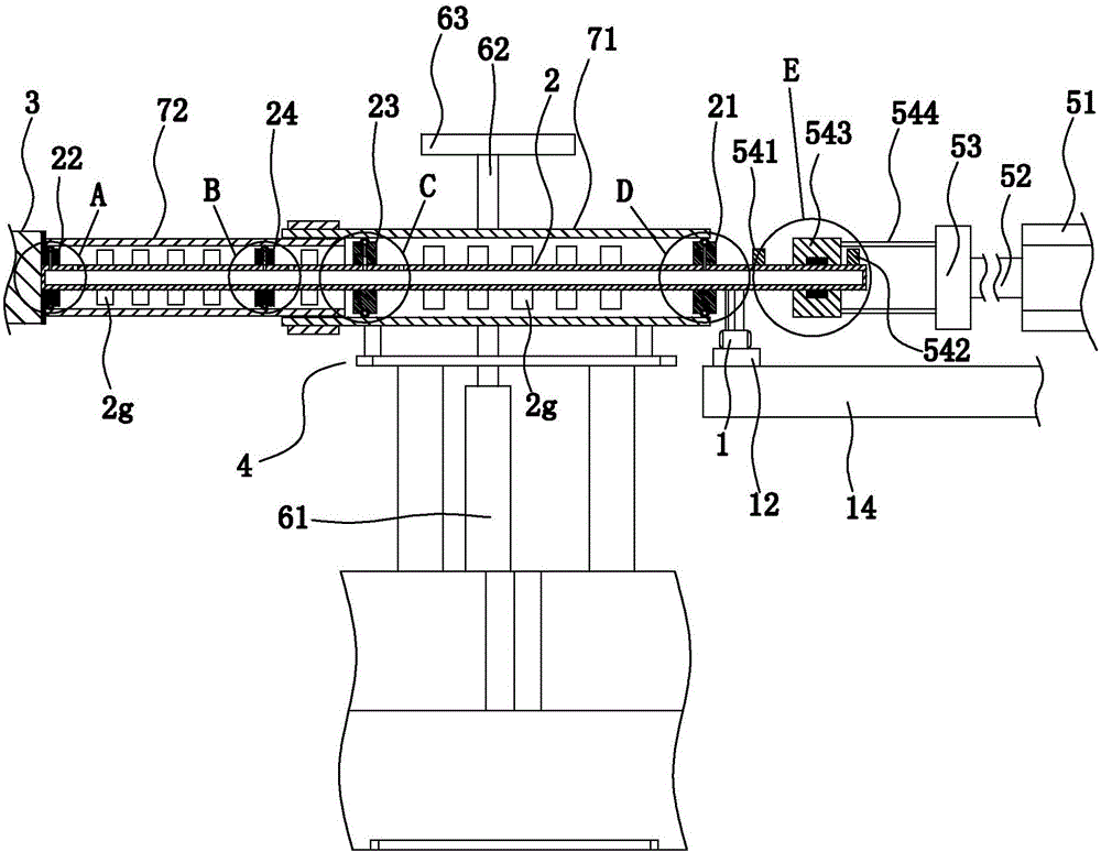 Internal pressurizing air detector