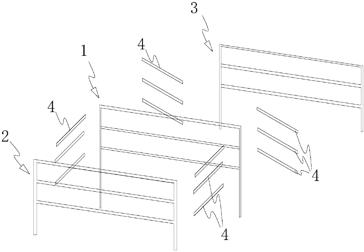 Air-dried tea, and processing method and air-drying rack for air-dried tea