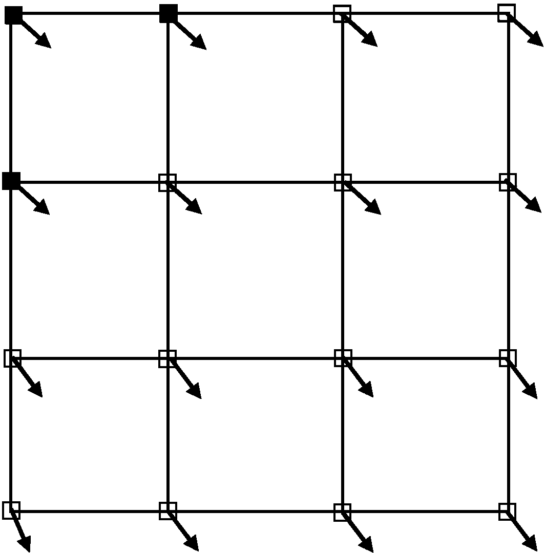 Self-calibration method for grid point system error of two-dimensional grid plate