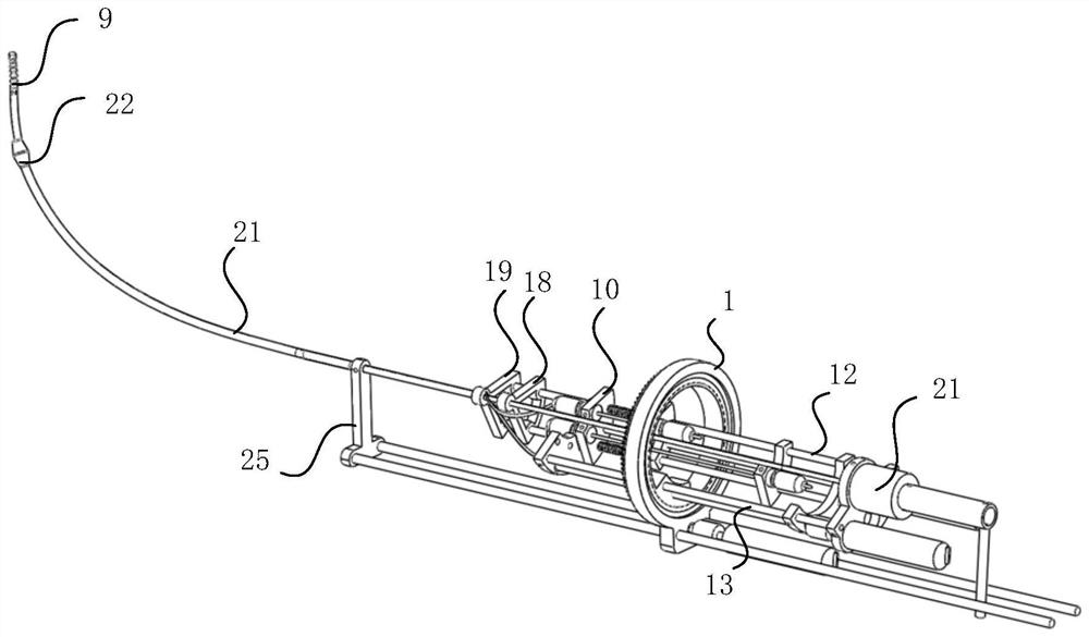 Bronchoscope surgical robot