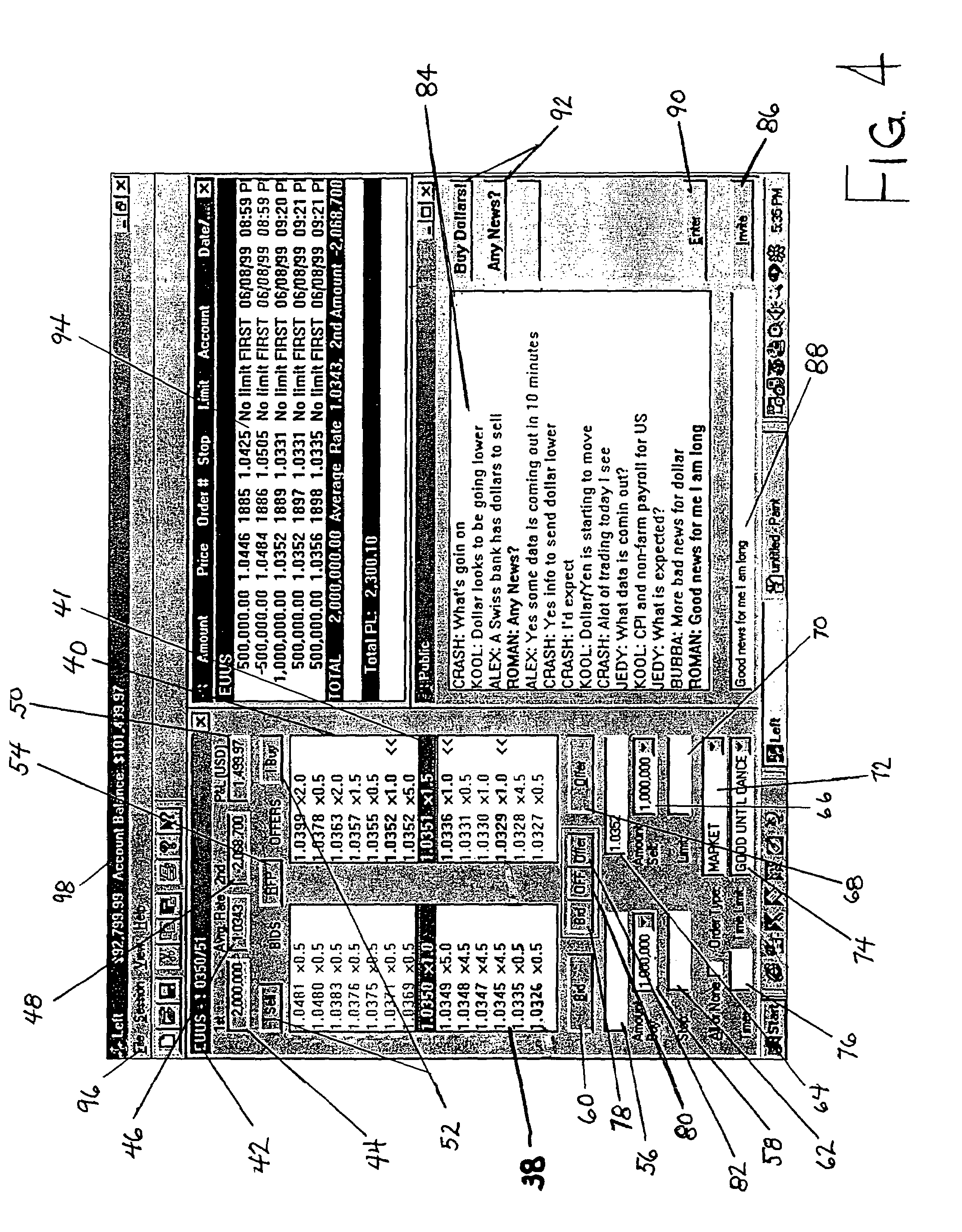 Real-time commodity trading method and apparatus