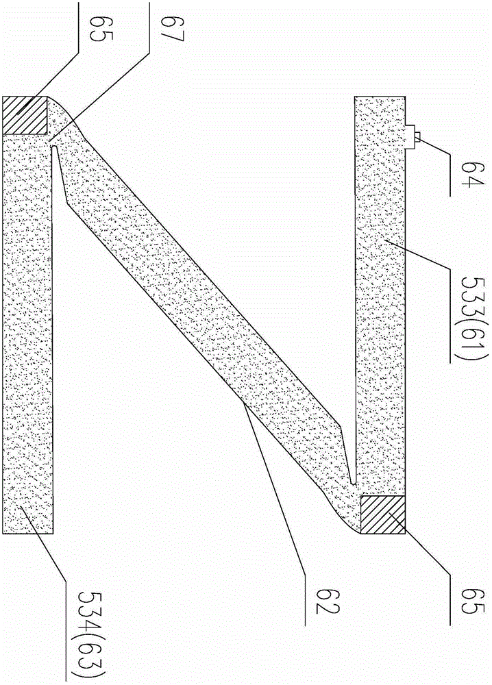 A cast-in-place hollow floor with holes formed by combining steel mesh and inflatable pipes