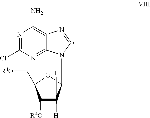 Preparation of 2-chloro-9-(2'-deoxy-2'-fluoro-Beta-D-arabinofuranosyl)-adenine