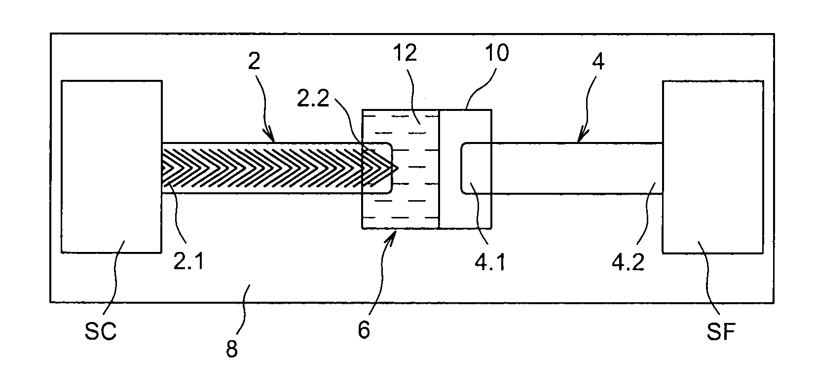 Thermal management system with variable-volume material