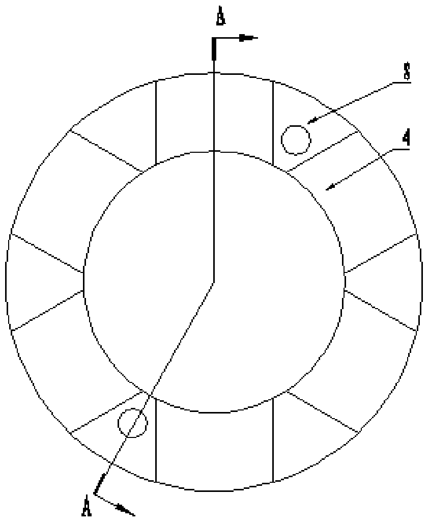 A centrifugal compressor thrust bearing