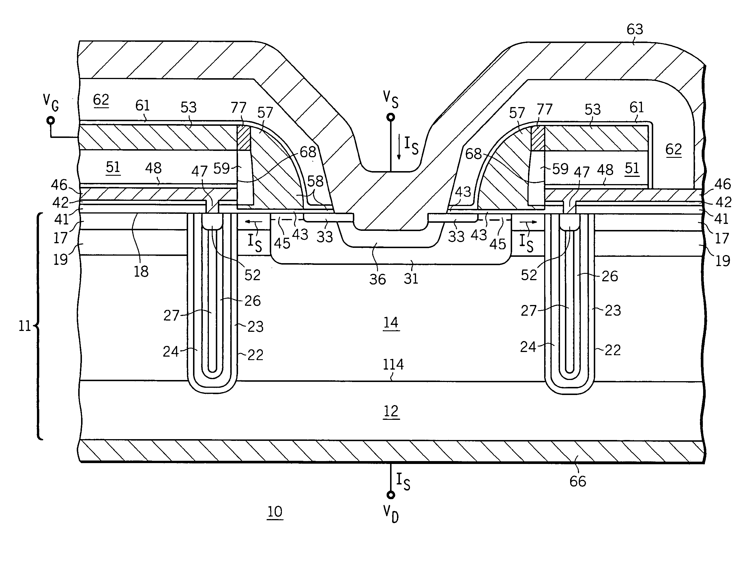 Superjunction semiconductor device structure