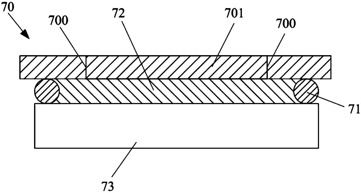 Color ring touch screen structure and manufacturing method thereof