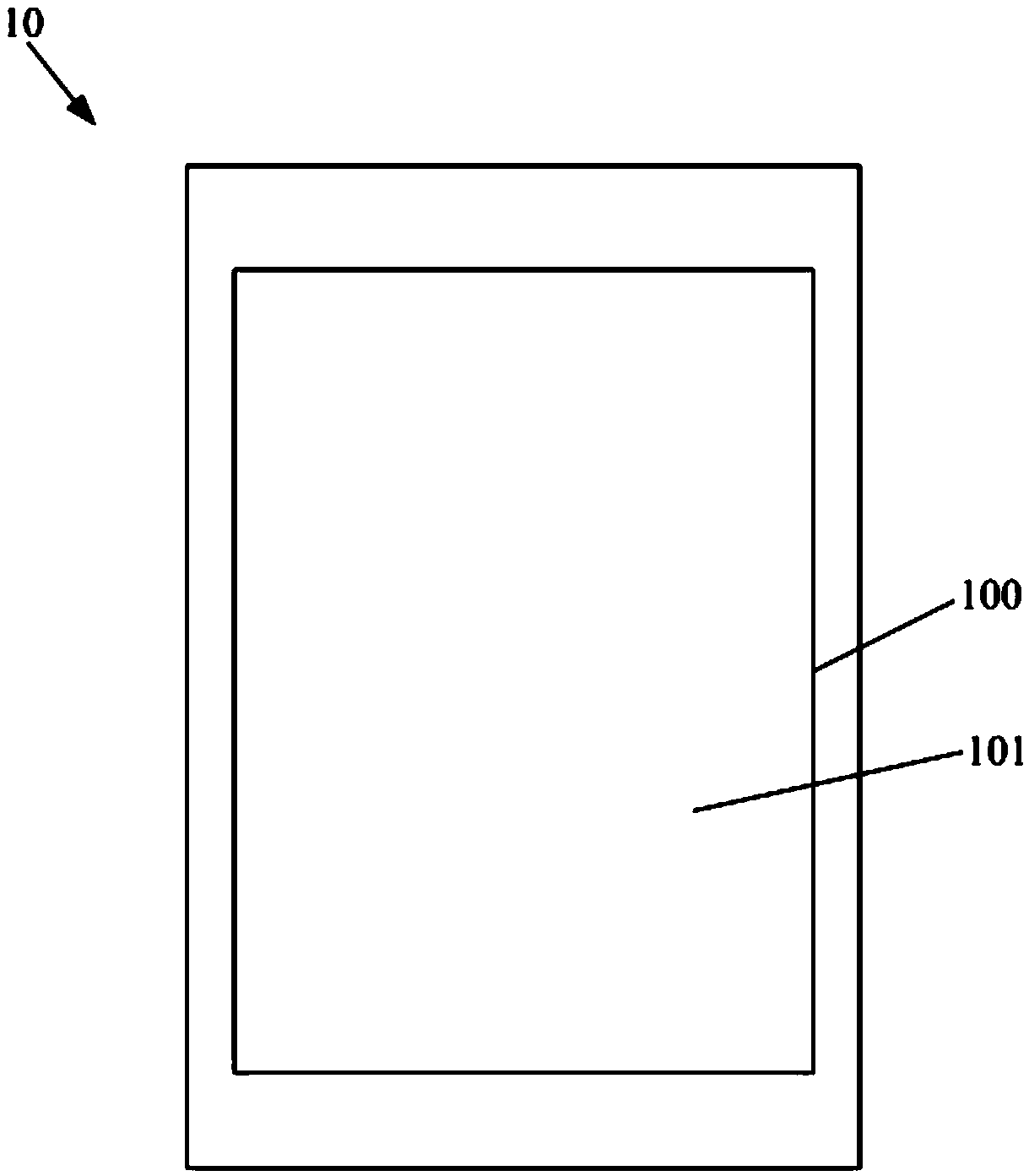 Color ring touch screen structure and manufacturing method thereof