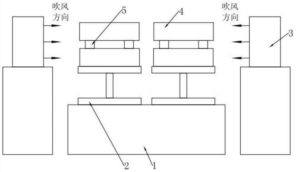 Air quenching heat treatment process for high-chromium cast iron castings