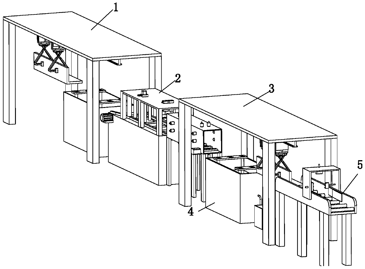 A kind of coating equipment on the surface of angle steel