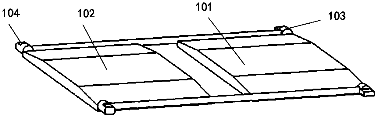 Shoe wearing and taking-off mechanism and automatic shoe wearing and taking-off device