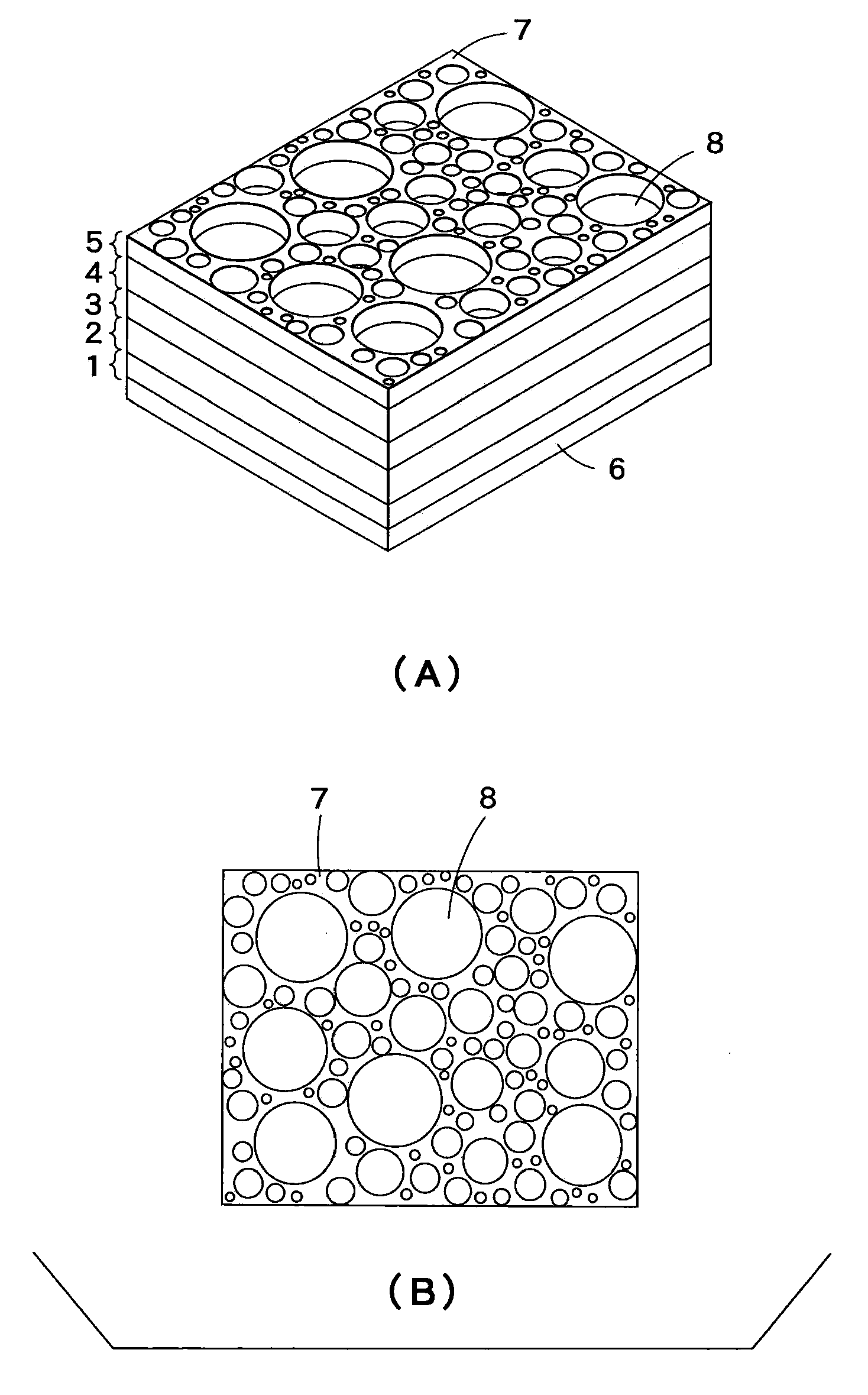 Semiconductor light-emitting element and process for production thereof