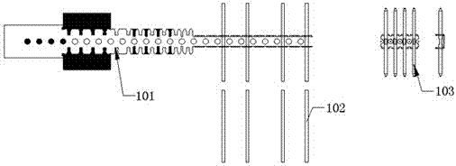 Connector pin and production process thereof