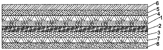 Three-dimensional interwoven composite bottom fabric and papermaking felt