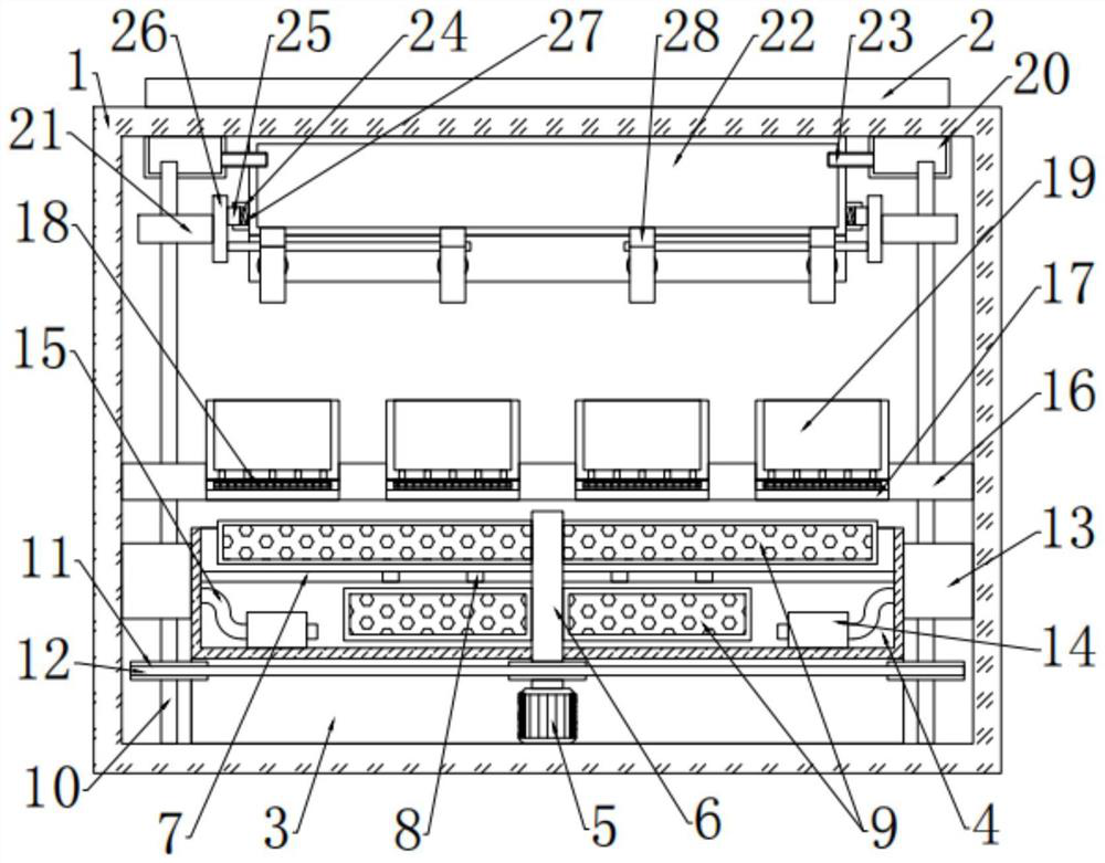 Low-carbon and energy-saving forestry seedling raising device