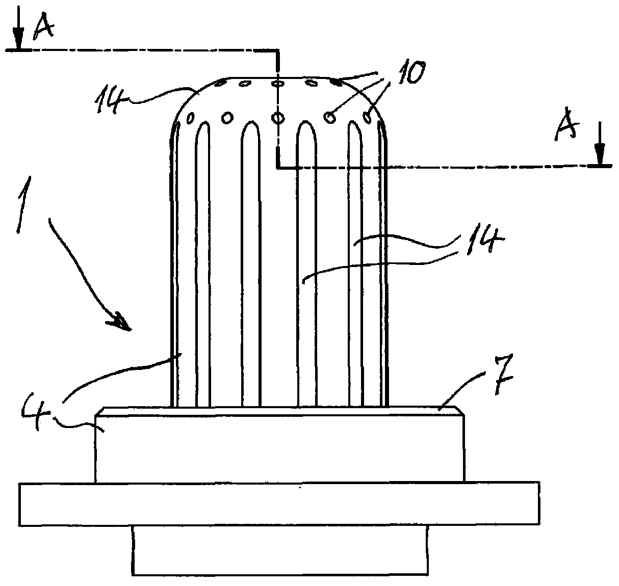Process and apparatus for cooling a digestion vessel of a calorimeter after use