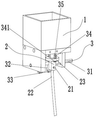 Single-color bead arranging mechanism and embroidery machine with same