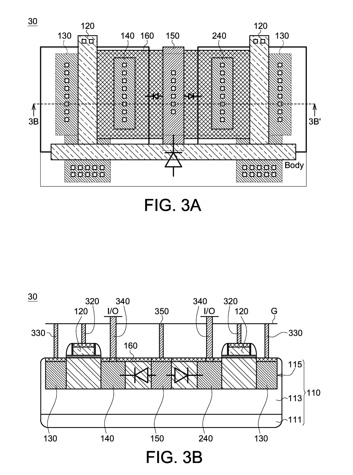 Layout structure for electrostatic discharge protection