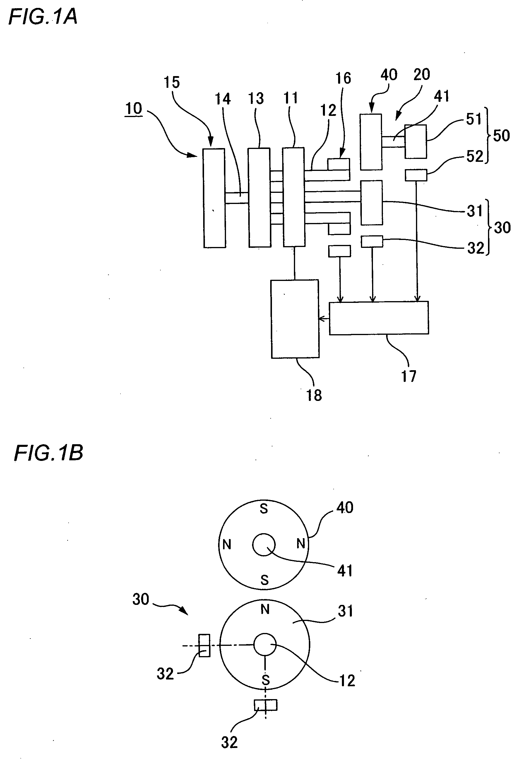 Multiple-Rotation Absolute-Value Encoder of Geared Motor