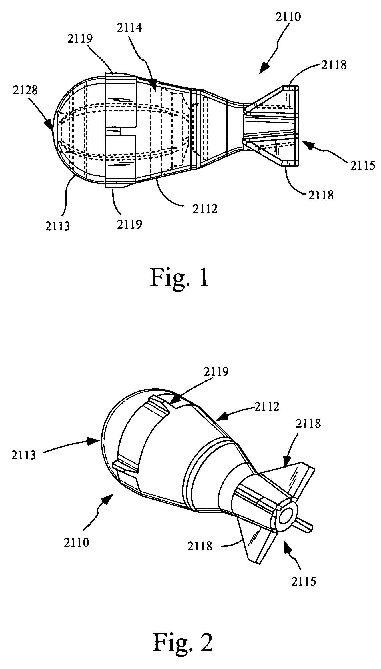 Stabilized non-lethal projectile systems