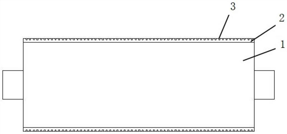 Composite brightness enhancement film back coating surface structure and manufacturing method