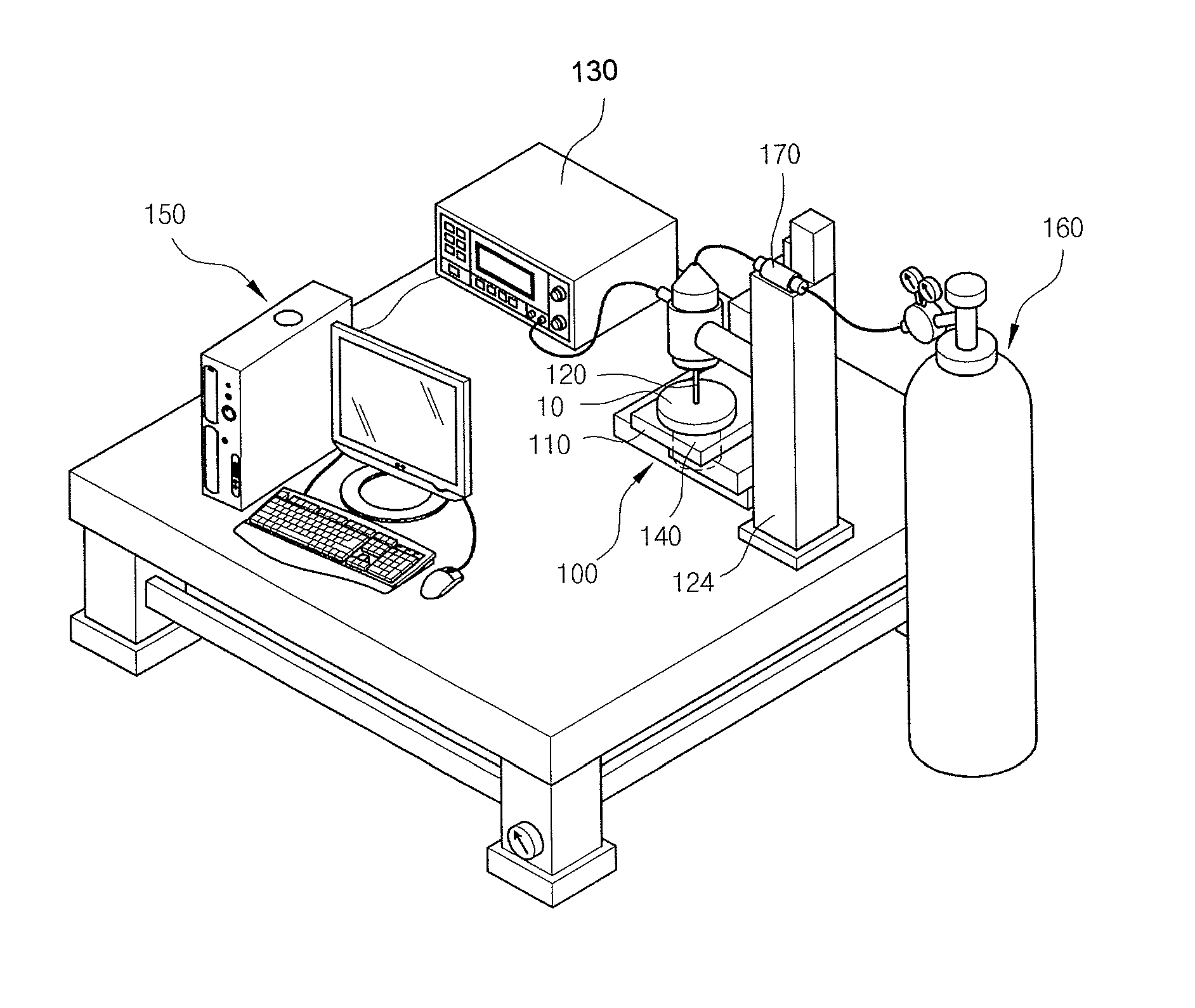 Surface analysis and measurement method based on flow resistance of fluid and atomic force microscope using the method