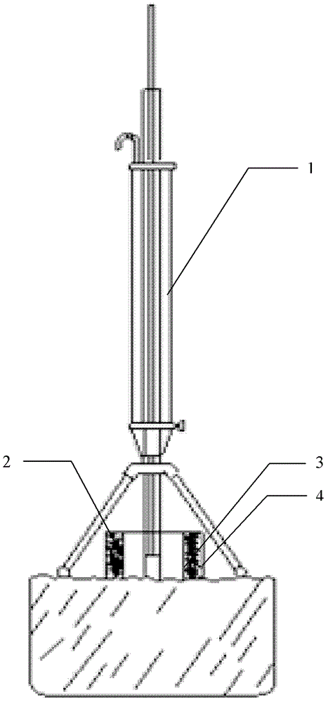 Method for measuring permeation rate of surface soil