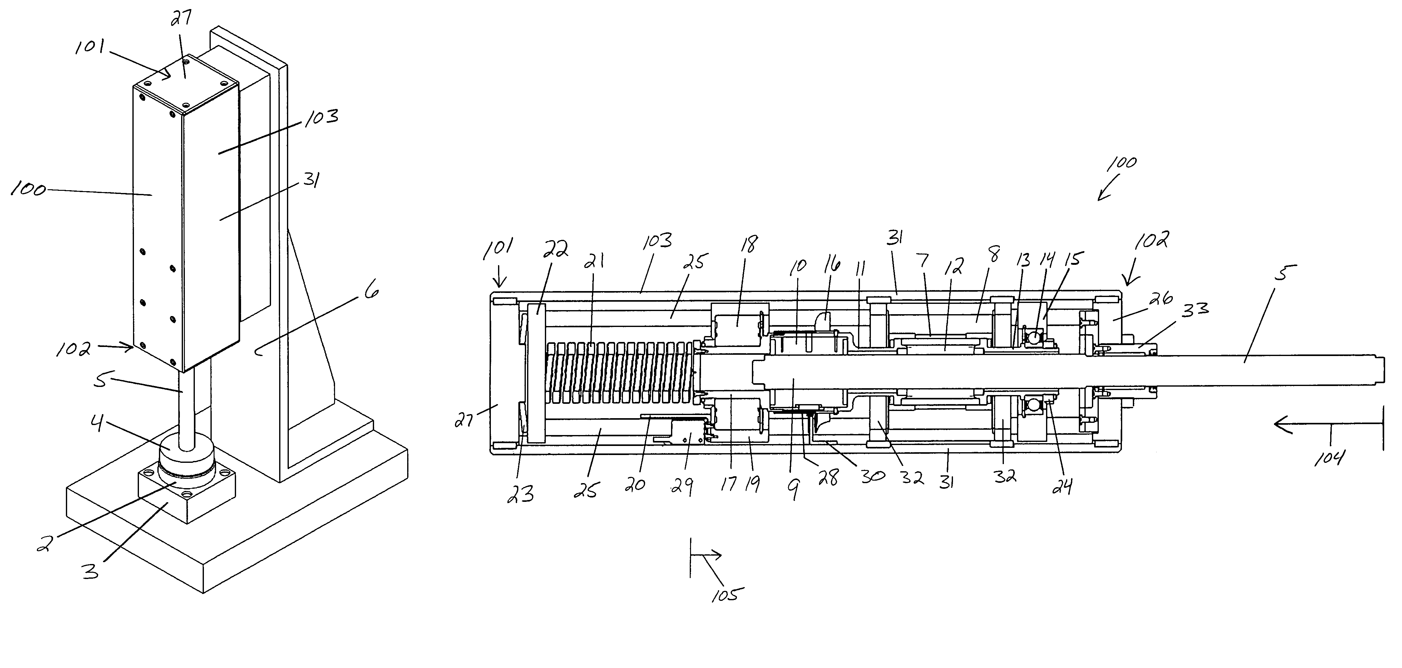 Servo actuator with self positioning rotor and method