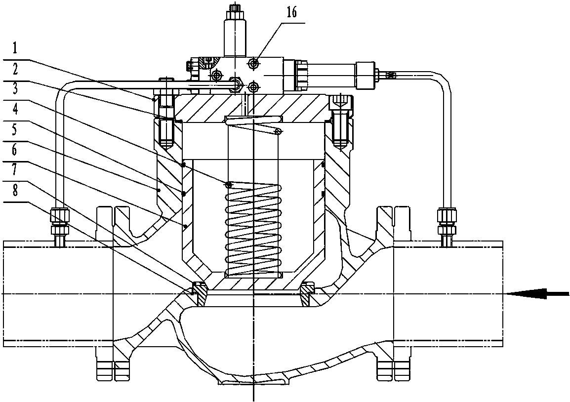 Independent pilot-operated type flow control valve