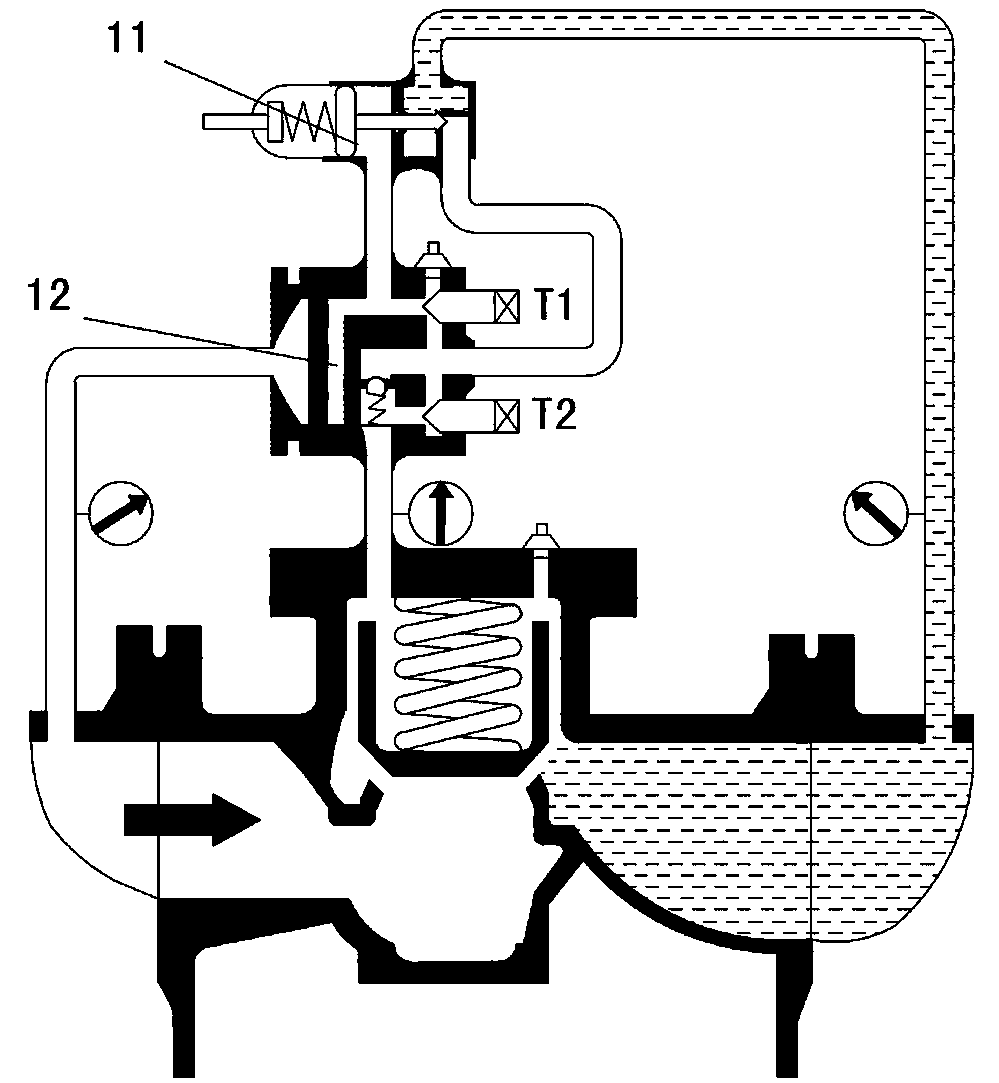 Independent pilot-operated type flow control valve
