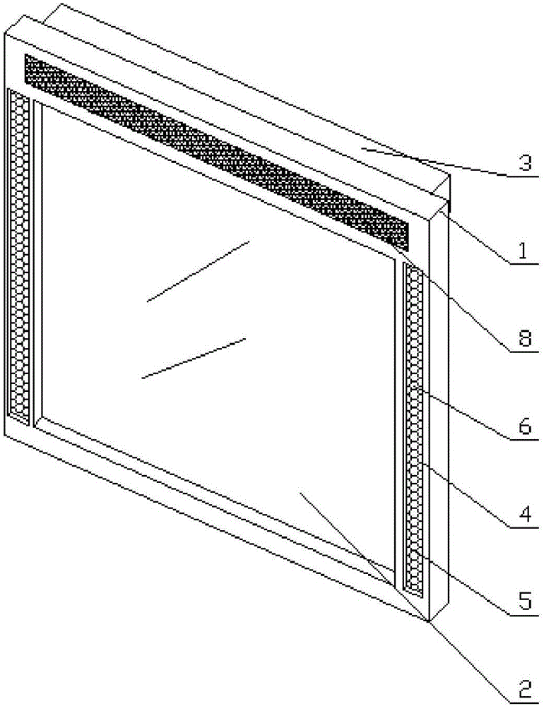 Ventilating aluminum alloy window
