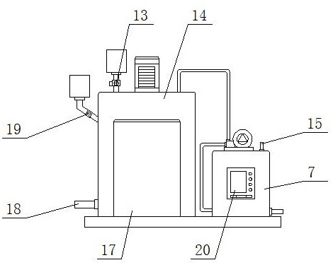 Preparation device of modified epoxy resin