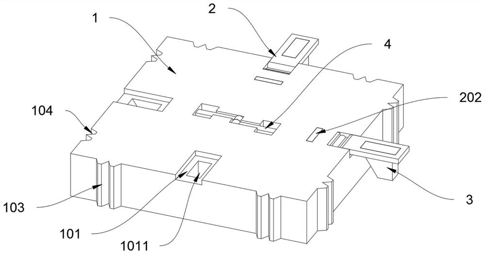 A composite wooden box structure supported by the ice surface of an indoor temporary ice rink based on building construction