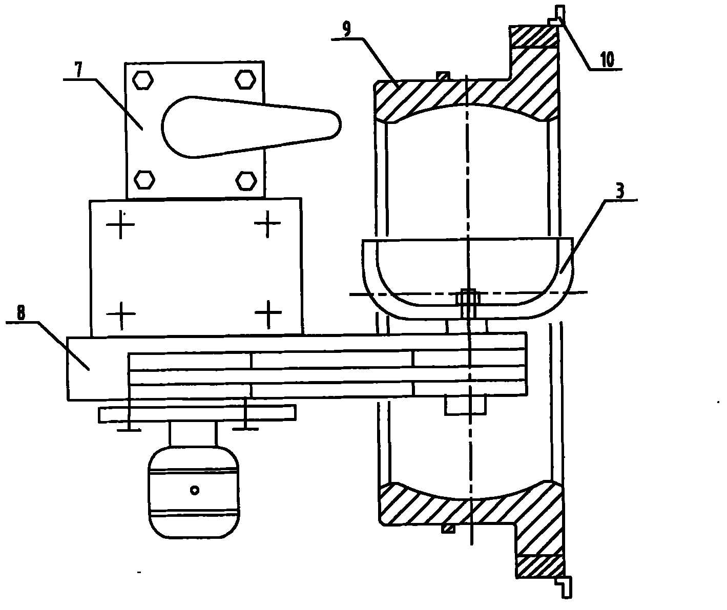 Method and device for grinding spherical surface on engine lathe