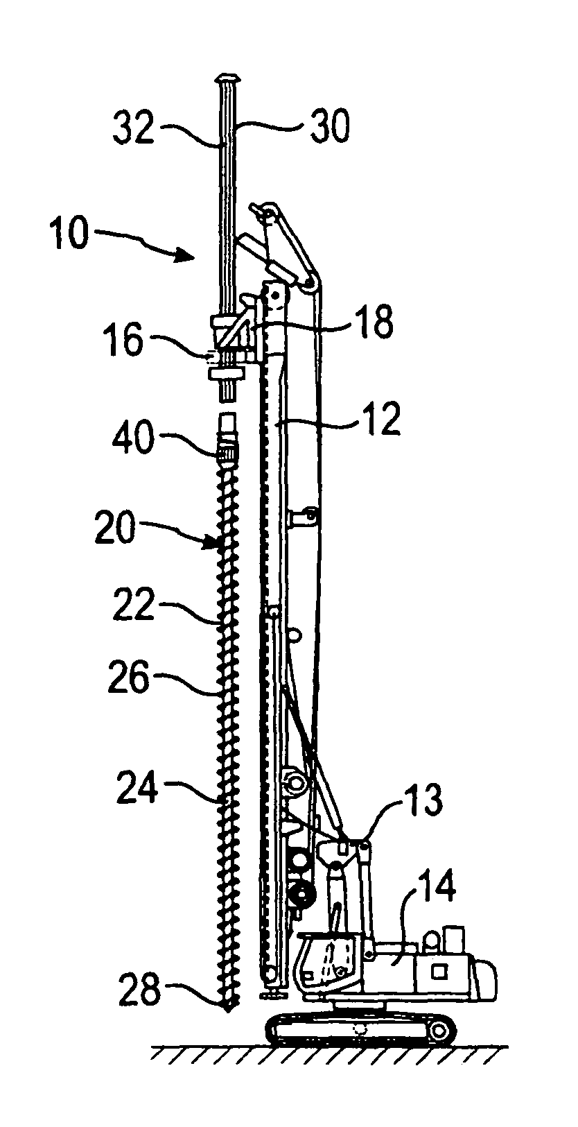 Drilling rig and drilling method