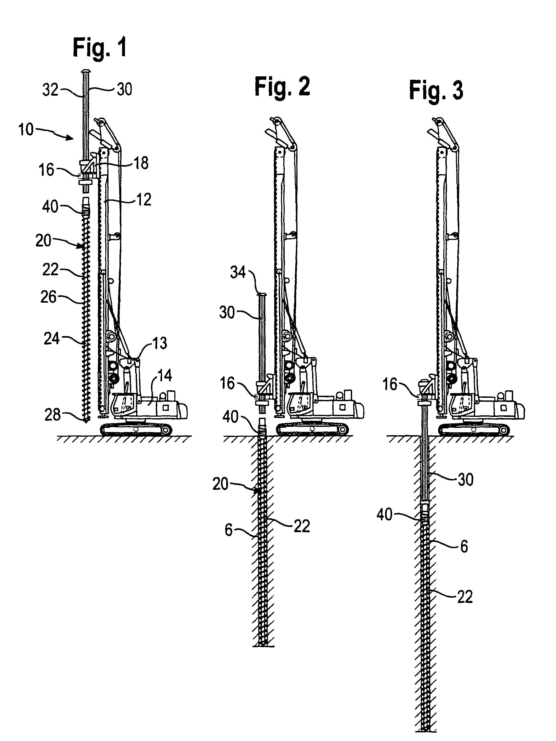 Drilling rig and drilling method